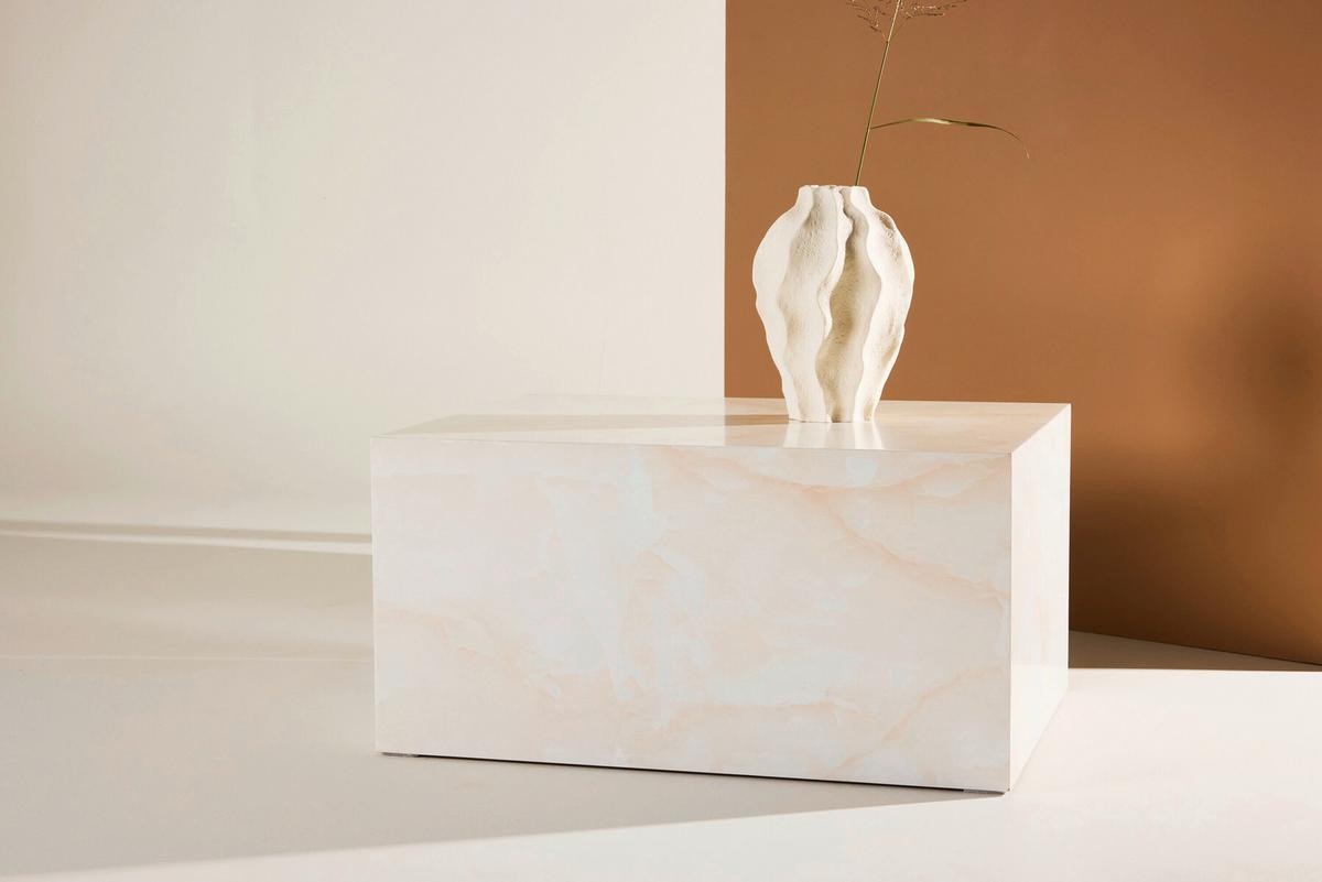 Couchtisch York Hellgelb B: 80 Cm - Hellgelb, MODERN, Holz (80/60/40cm) - Livetastic