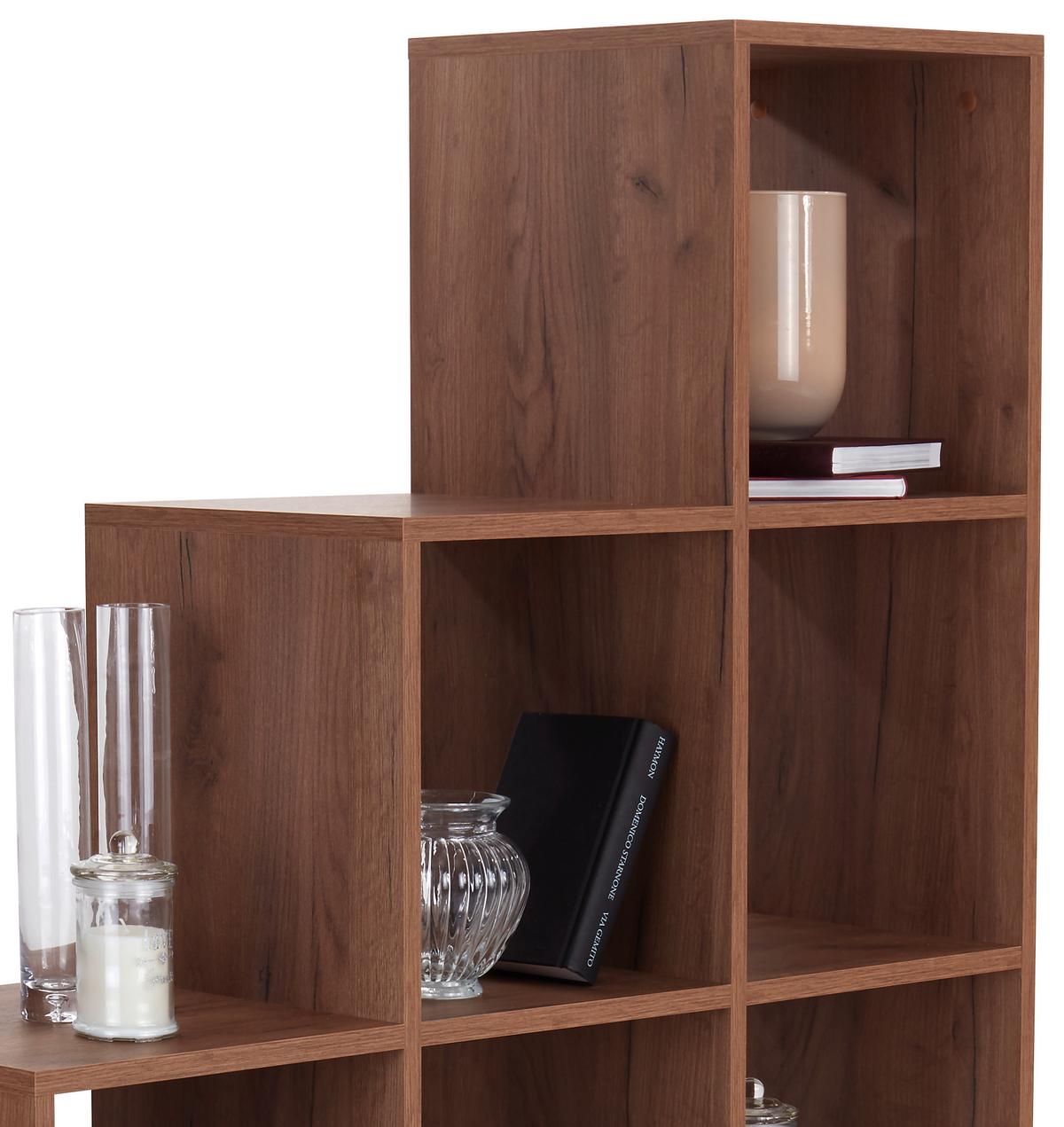 Raumteiler Pisa B: 149 cm Kraft Eiche Dekor - Eichefarben, MODERN, Holz (149/150/35cm)