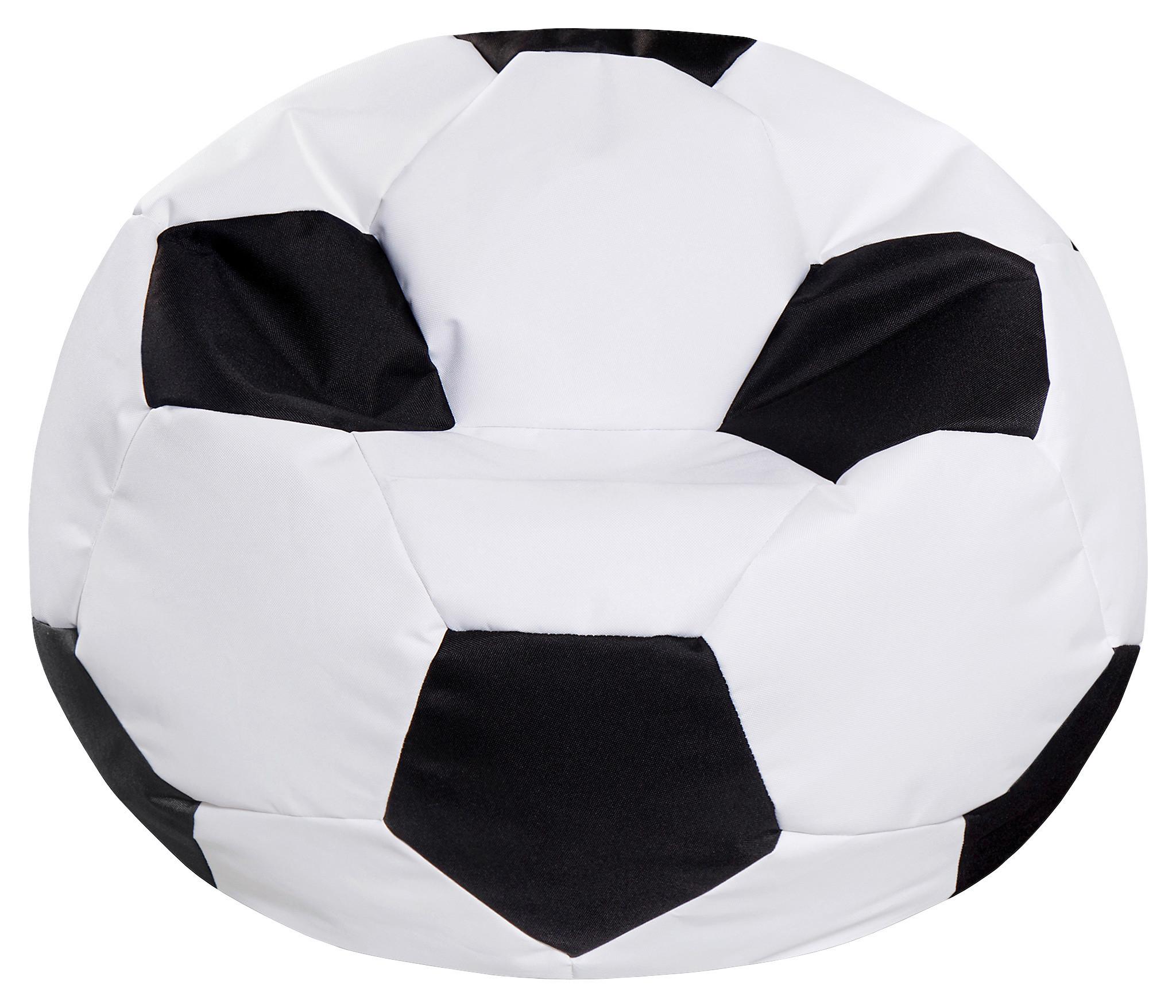 Ülőzsák Ball White/black - fekete/fehér, Modern, textil (65/65/50cm) - Mömax