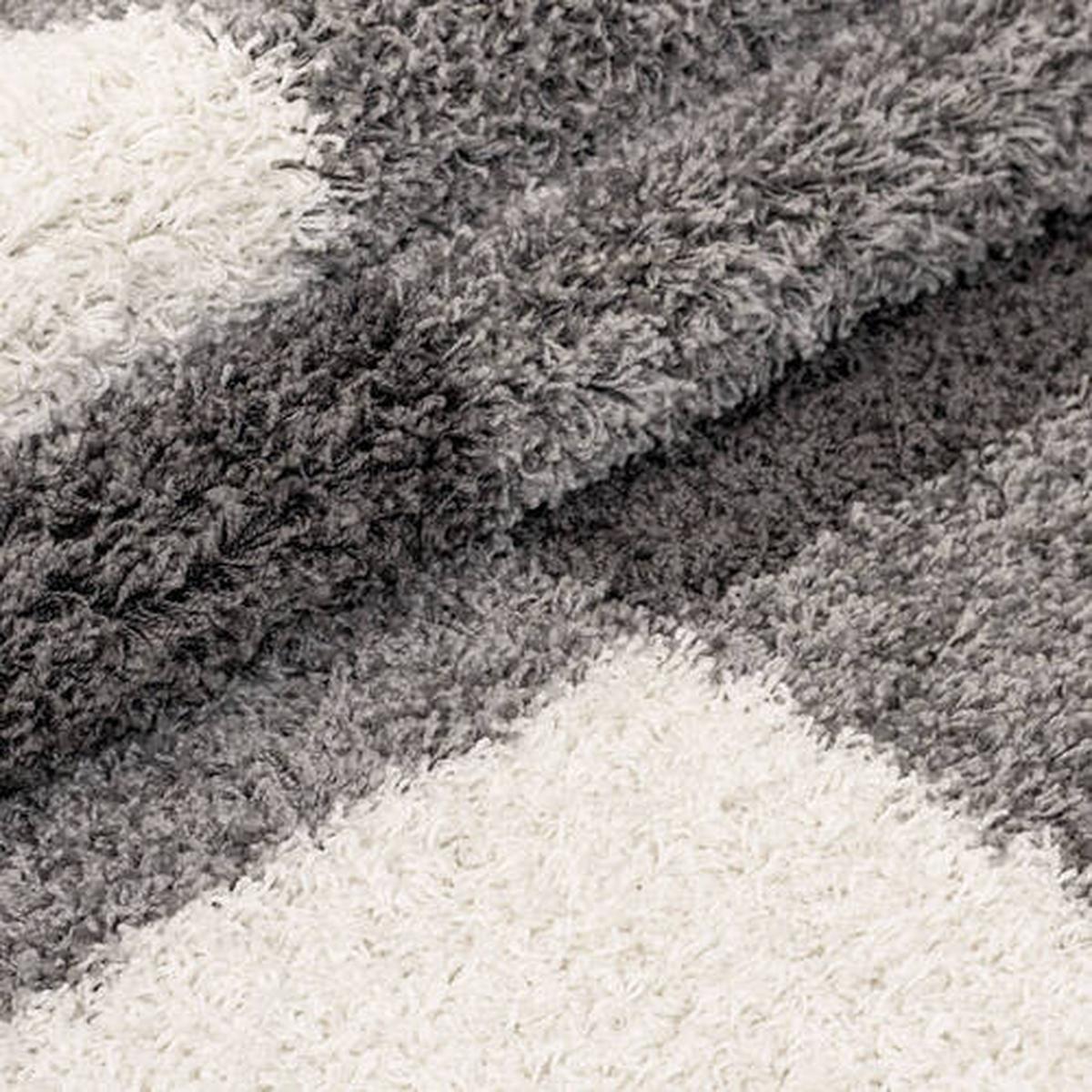 Hochflorteppich Gala - Hellgrau, Design, Textil (120cm) - Novel