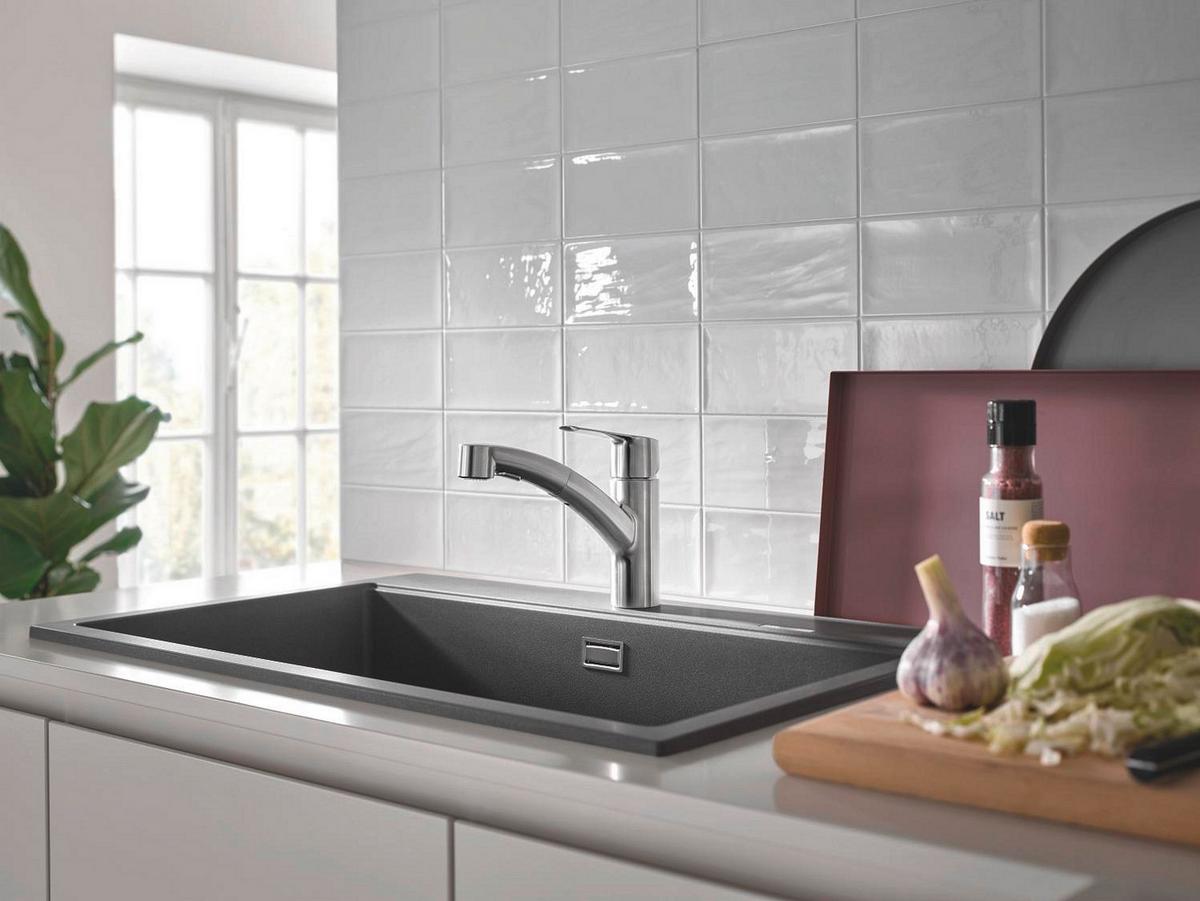 Waschtischarmatur Start Chrom H: 18,5 cm Schwenkbar - Chromfarben, Basics (18,5cm) - Grohe