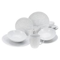 Kombiservice Porzellan 4 Personen Geschirr Set - Multicolor/Weiß, Basics, Keramik - Creatable