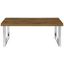 Couchtisch Holz mit Ablage Liverpool, Wotan Eiche Dekor - Chromfarben/Eichefarben, MODERN, Holz/Metall (100/38/50cm) Couchtisch Holz mit Ablage Liverpool, Wotan Eiche Dekor - Chromfarben/Eichefarben, MODERN, Holz/Metall (100/38/50cm)