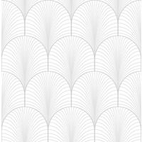 VLIESTAPETE JOSEPHINE, WEISS/SILBERFARBEN - Silberfarben/Weiß, Basics, Papier/Kunststoff (52/1000cm)