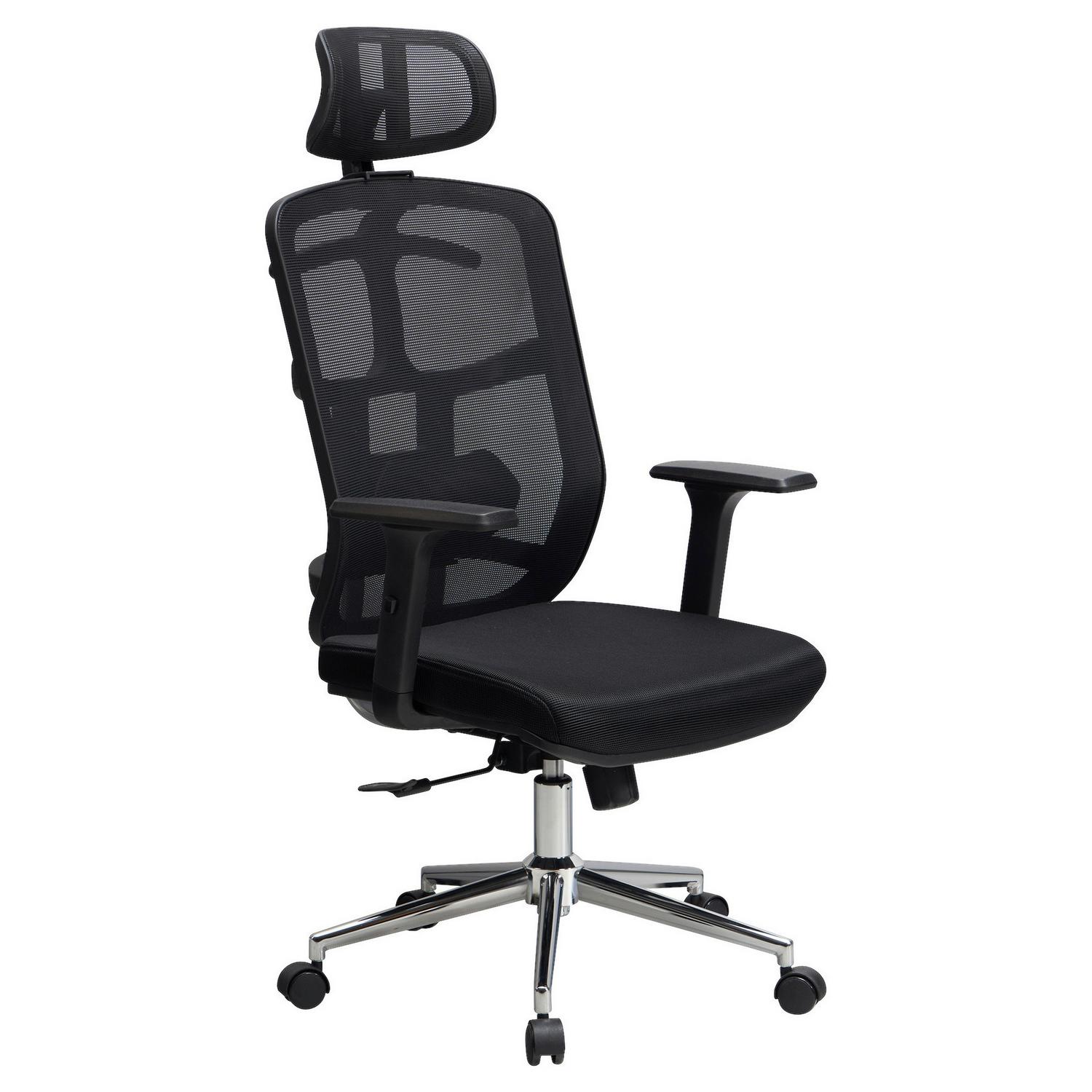 Drehstuhl Schwarz B: 68 cm