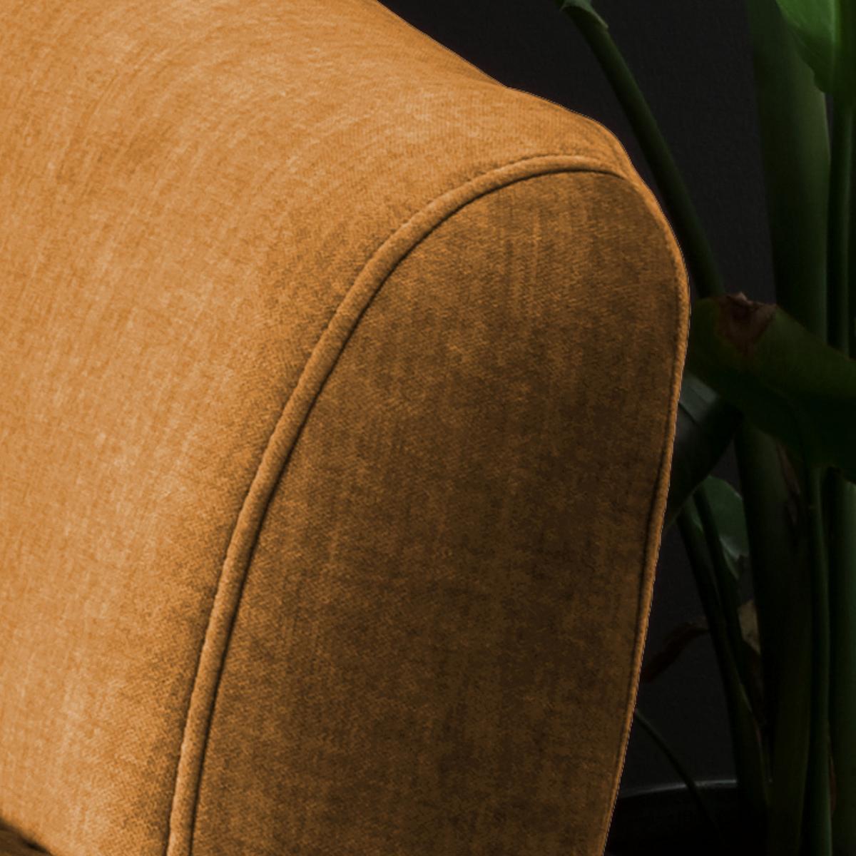 2,5-Sitzer Baggio Gelb B: 196 cm - Gelb/Buchefarben, MODERN, Textil (196/94/103cm) - Livetastic