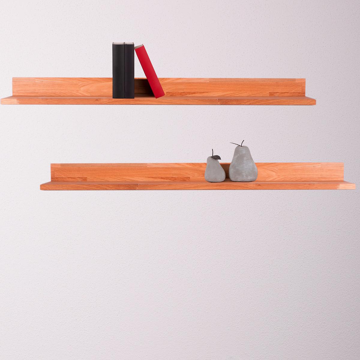 Wandboard Kalle B: 100 Cm Echtholz Eiche - Eichefarben, Basics, Holz (100/8/20cm)