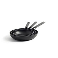 Pfannenset 3-Teilig. DM 20+24+28 cm - Schwarz, Basics, Kunststoff/Metall (20//24//28cm) - KitchenAid