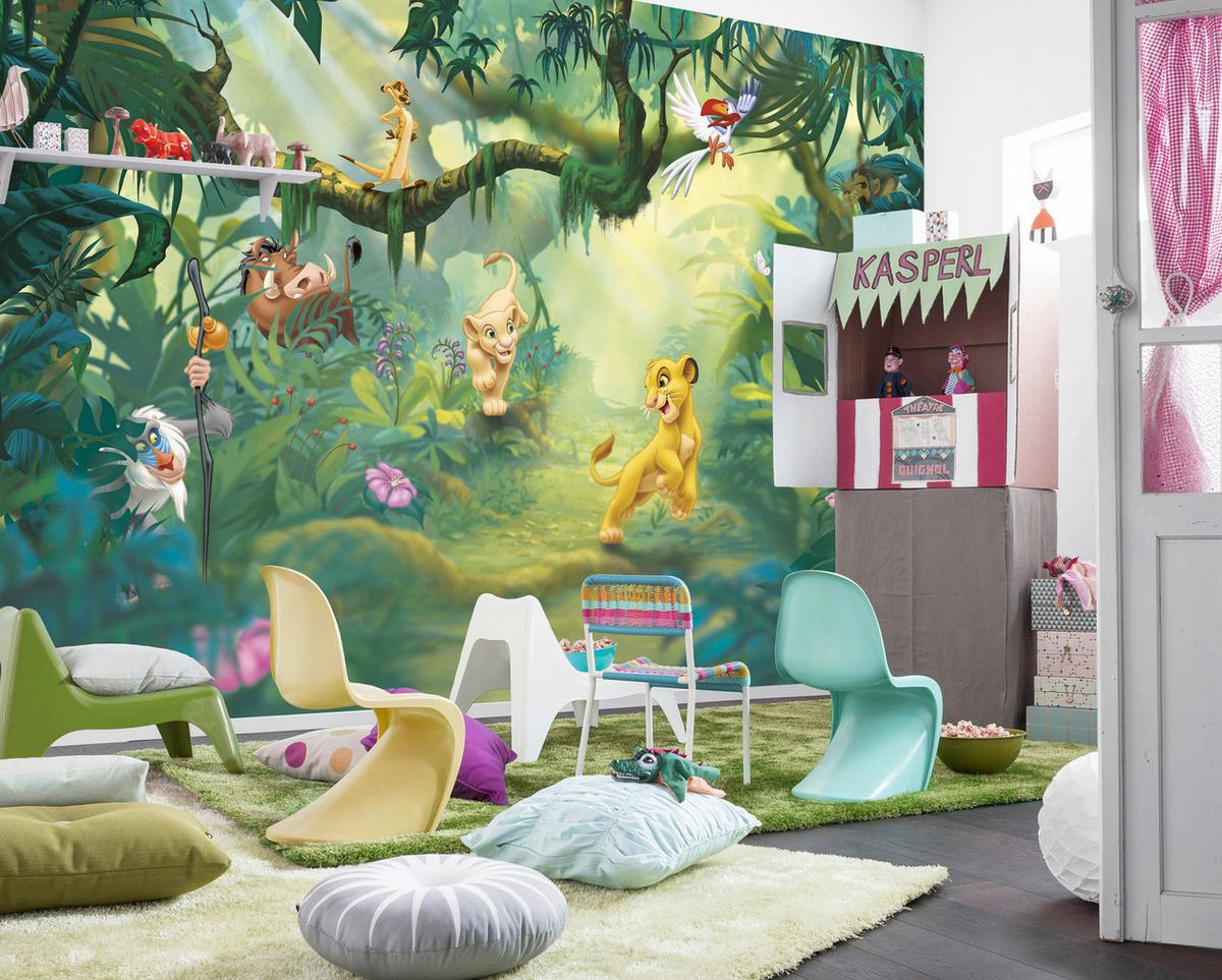 Fototapete 8-475 - Multicolor/Grün, LIFESTYLE, Papier (368/254cm) - Disney