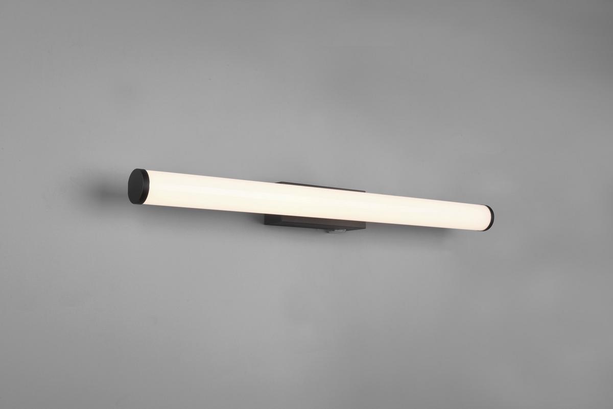 Led Bad-wandleuchte Mattimo Ip44 Mit Schalter, 1-Flammig - Schwarz/Weiß, Basics, Kunststoff/Metall (60/5,5cm) - Trio Leuchten