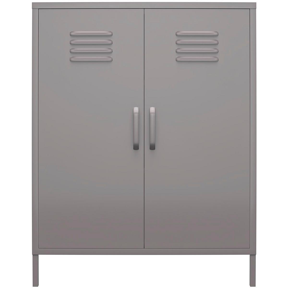 Highboard Bradford Grau B: 79cm - Grau, Design, Metall (79/100/39cm) - MID.YOU