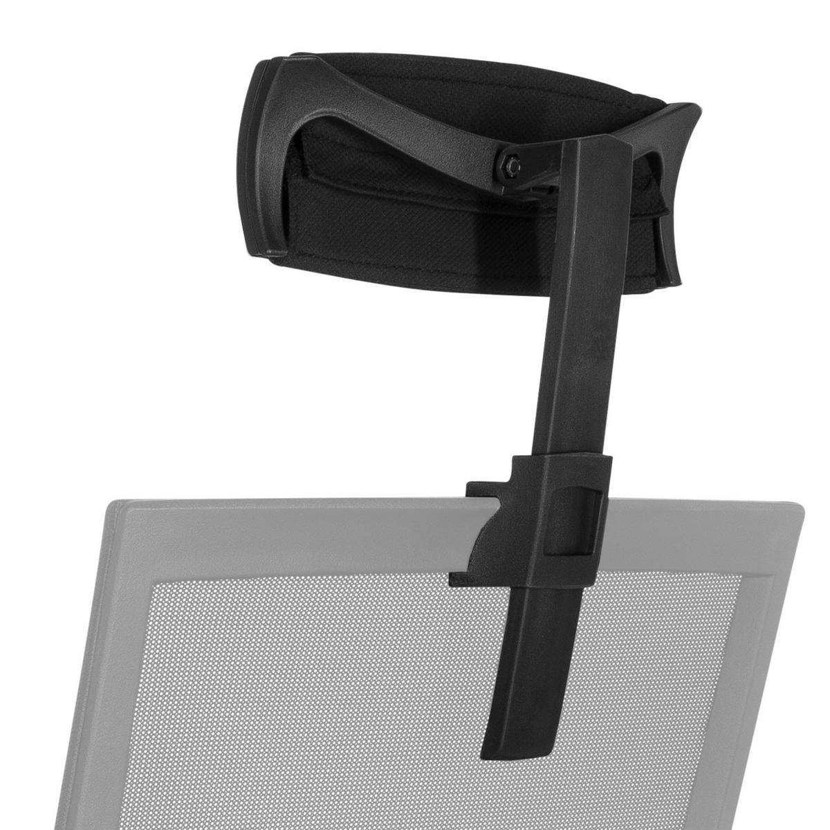 Kopfstütze Ks Porto Schwarz - Schwarz, MODERN, Kunststoff/Textil (28/34/9cm) - MID.YOU