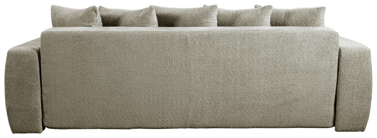 Schlafsofa Cloud Taupe B: 250 Cm - Taupe/Schwarz, Basics, Textil (250/86/140cm) - Livetastic