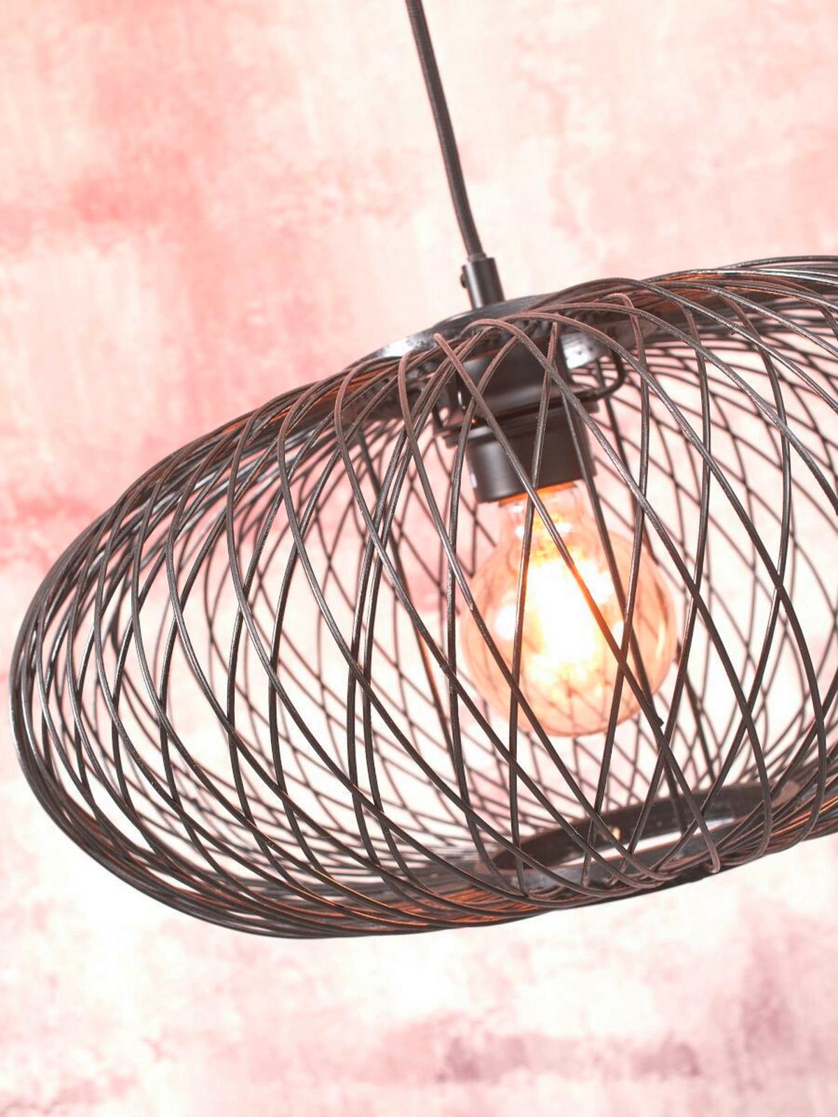 Hängeleuchte Cango/H/4020/B - Schwarz, Trend (40/20cm) - Good & Mojo