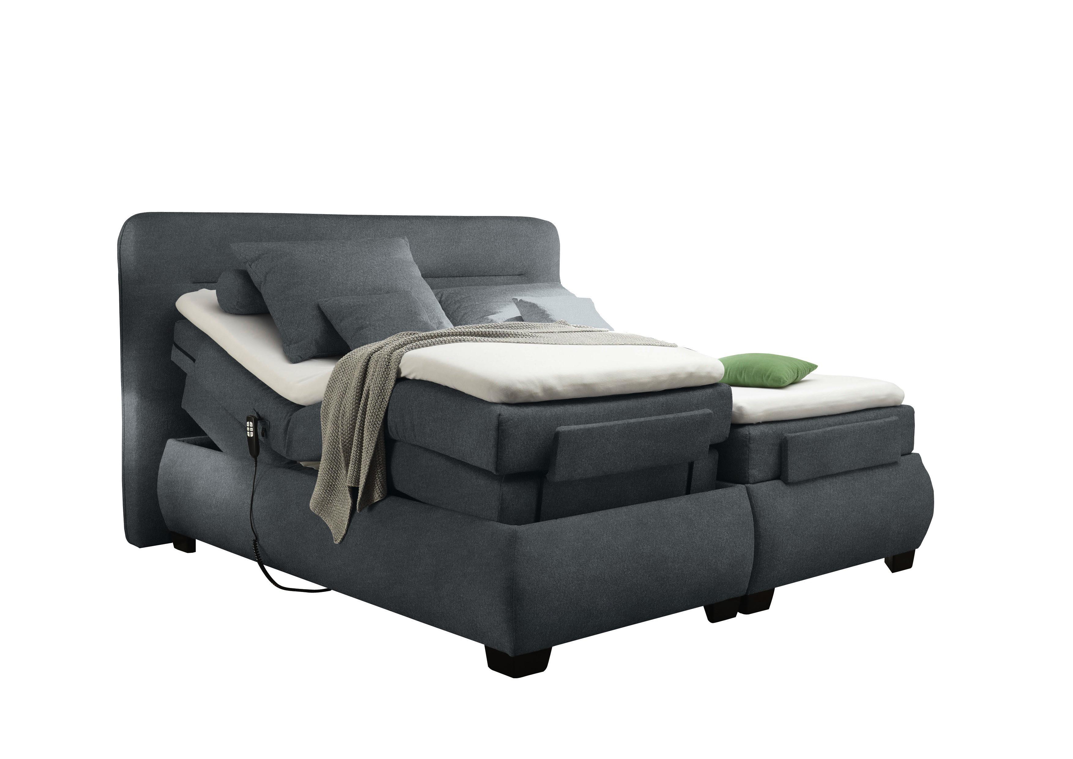 Komfortables Boxspringbett mit Motor Komfortables Boxspringbett mit 180 x 200 cm kaufen
