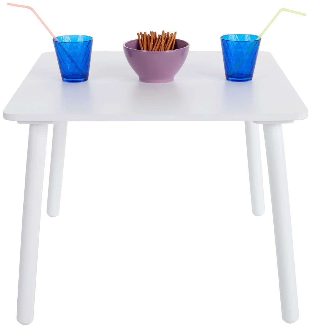 Kindersitzgruppe Bambini Weiß 3-Tlg. - Weiß, MODERN, Holz/Holzwerkstoff - P & B