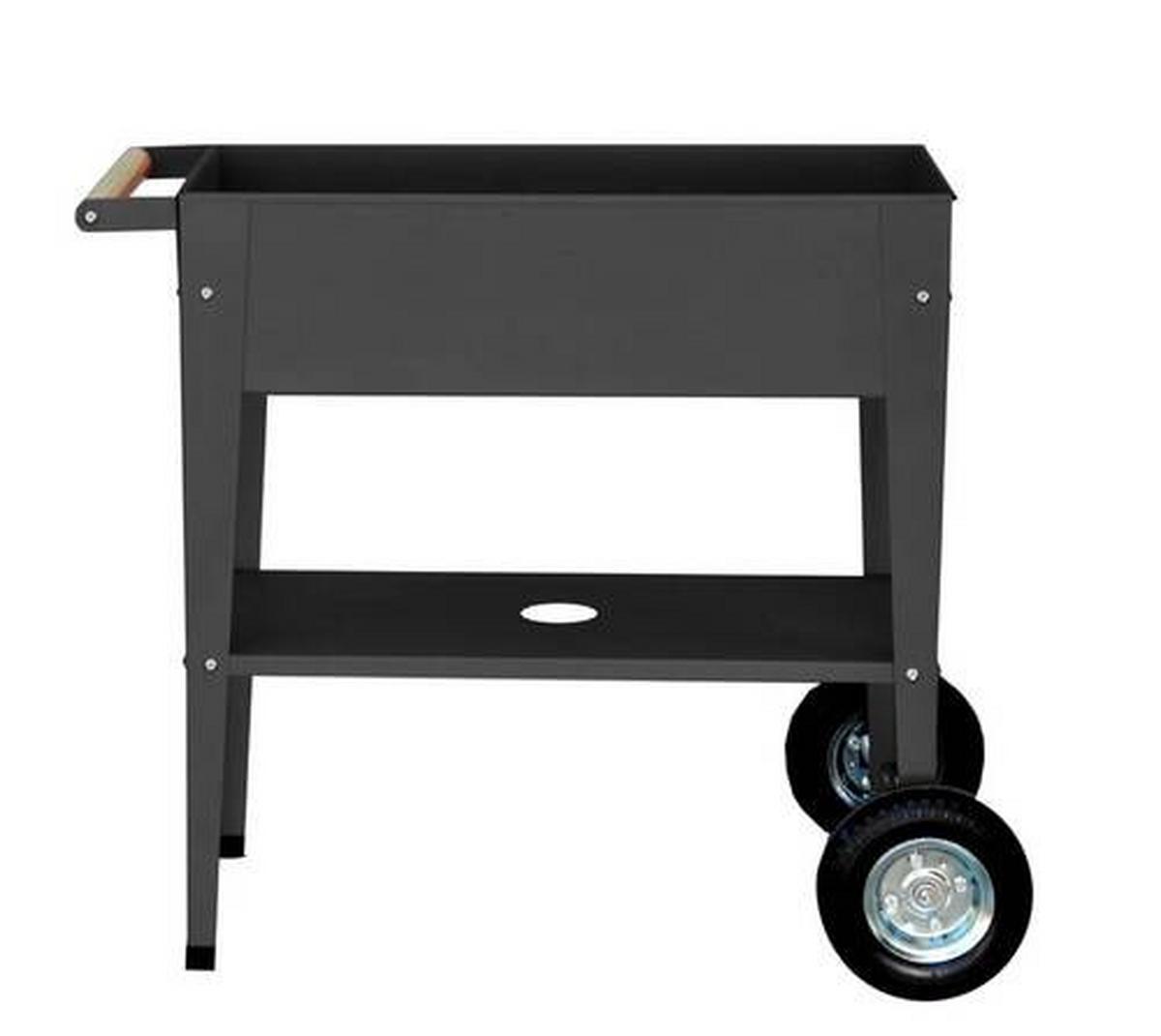 Hochbeet Kräuterfabrik Urban - Anthrazit, Basics, Metall (35/80/75cm)