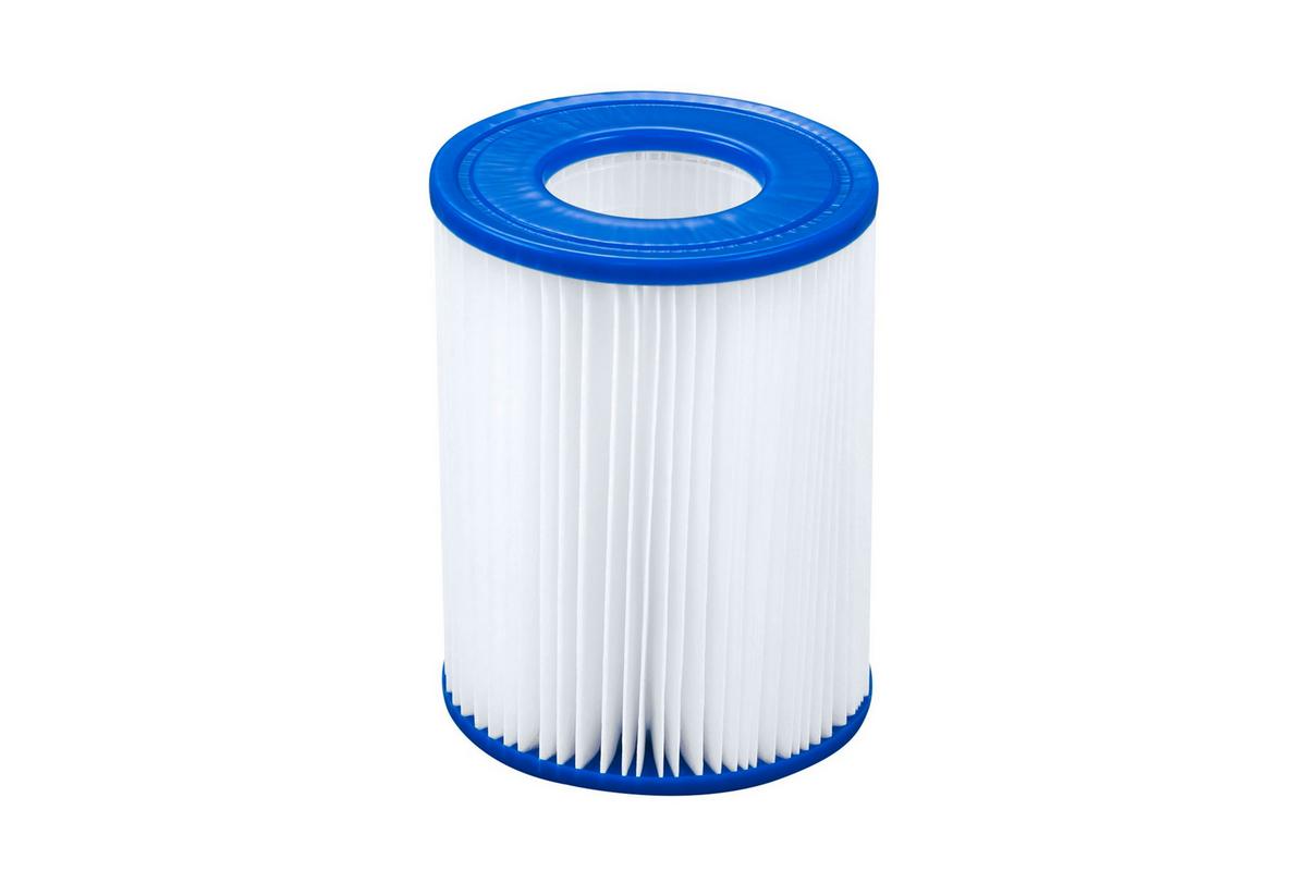 Pool Martina - Blau/Hellgrau, KONVENTIONELL, Kunststoff/Metall (366/122cm) - Bestway