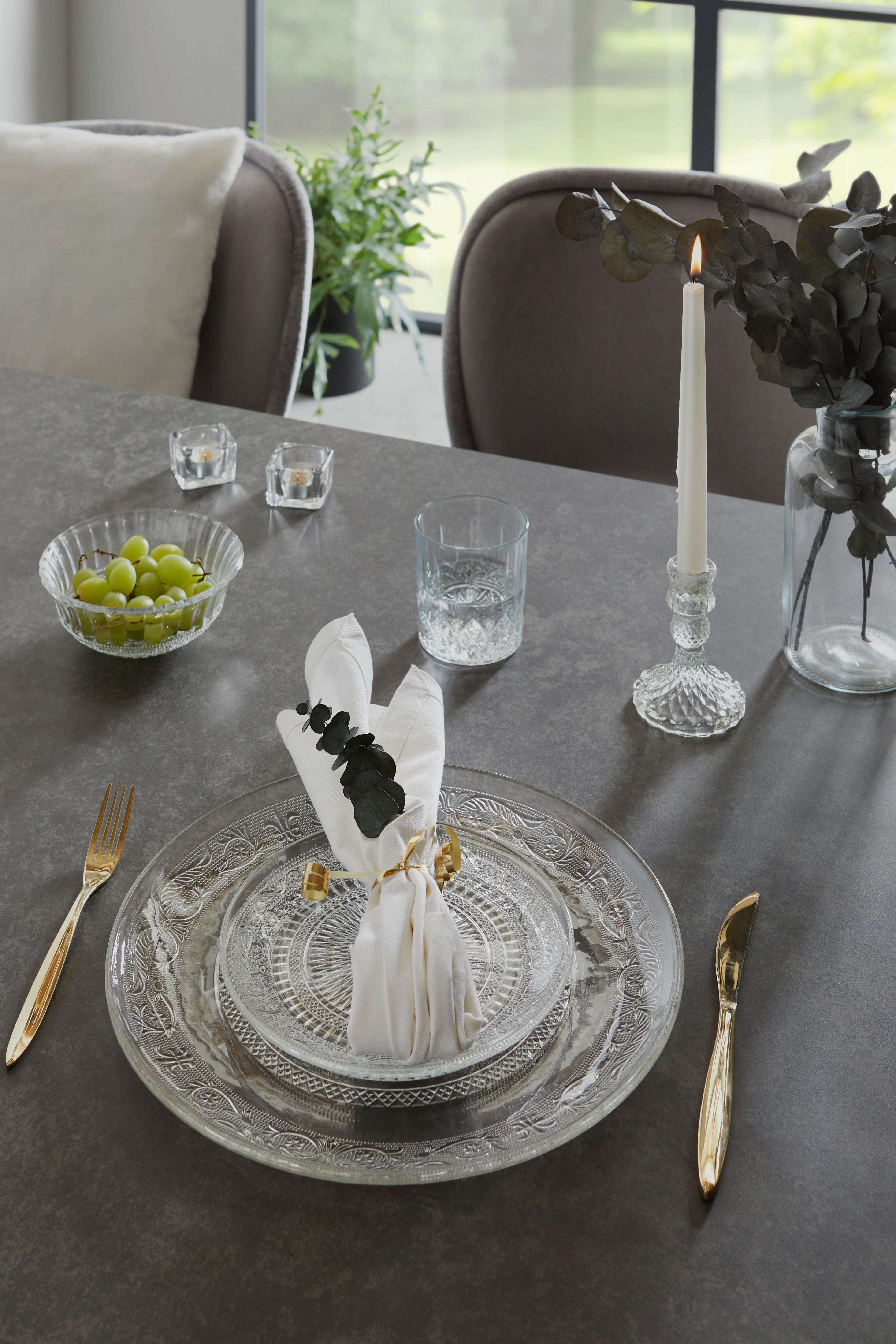 Tányér Samanta - átlátszó, Basics, Üveg (20/1,5cm) - James Wood