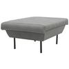 Hocker Looks Ix - Graubraun/Schwarz, Design, Textil (70/45/70cm) - LOOKS by W.Joop