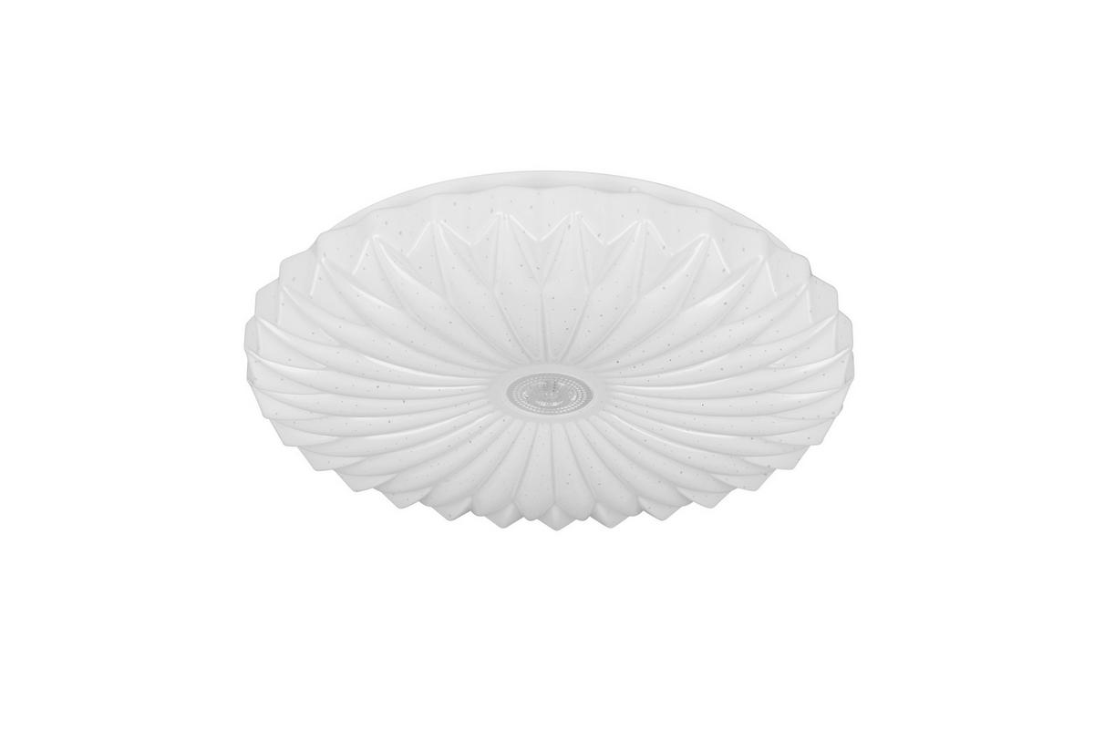 LED-Deckenleuchte Ataris Weiß D: 38 cm - Weiß, Trend, Kunststoff (38/7cm)