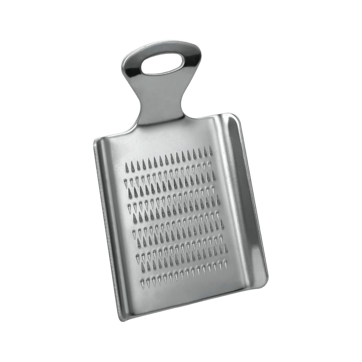 Ingwer & Knoblauchreibe Malvin B/H: ca. 9,5/16 cm - Edelstahlfarben, Basics, Metall (9,5/16/0,8cm) - Metaltex