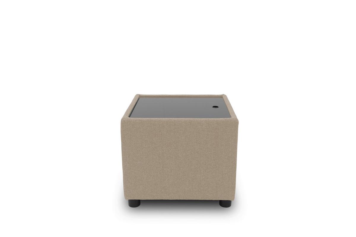 Sitzbox Looks IIi - Beige/Schwarz, Design, Textil (45/47/45cm) - LOOKS by W.Joop