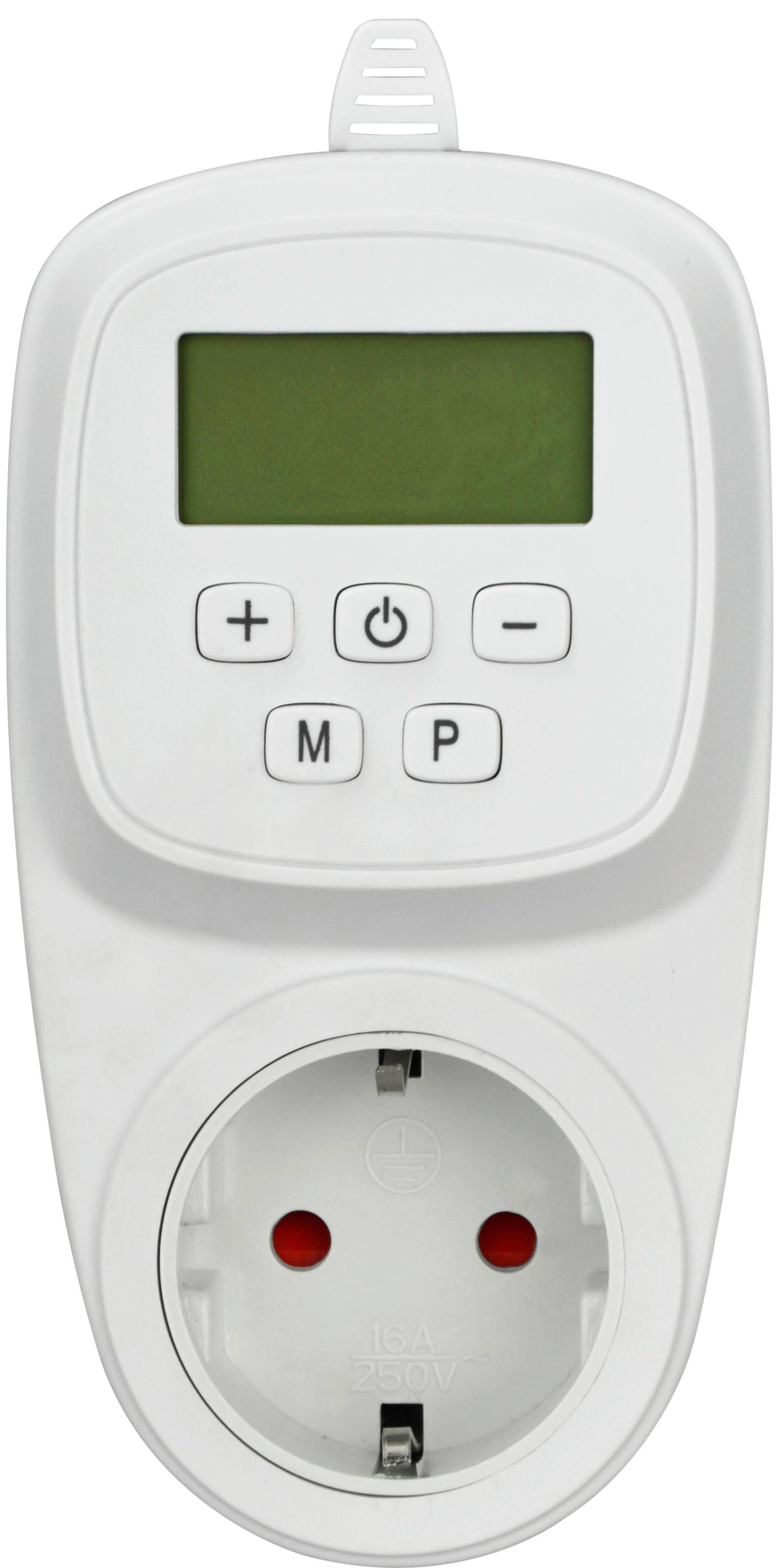 Thermostat für Heizkörper mit Frostschutzfunkion - Weiß, Basics, Kunststoff (14cm)