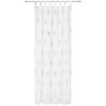 Vorhang mit Schlaufen und Band Julia B: 140cm, Weiß - Weiß, MODERN, Textil (140/255cm) - Luca Bessoni