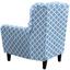 Ohrensessel Asti B: 82cm Blau - Wengefarben/Blau, MODERN, Holz/Textil (82/100/84cm) - Ombra Ohrensessel Asti B: 82cm Blau - Wengefarben/Blau, MODERN, Holz/Textil (82/100/84cm) - Ombra