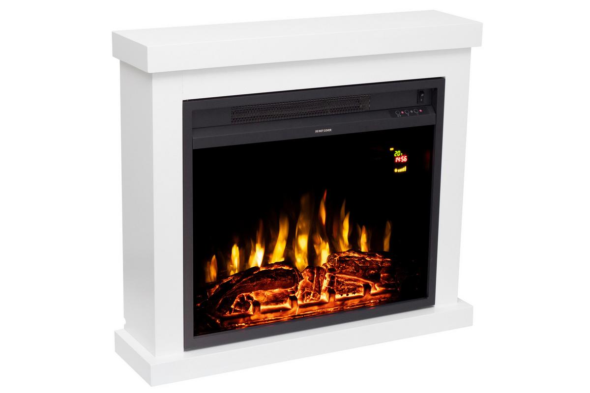 Szabadon Álló Elektromos Látványkandalló Fkk11 - fehér, Basics, fém (74/66/20cm)