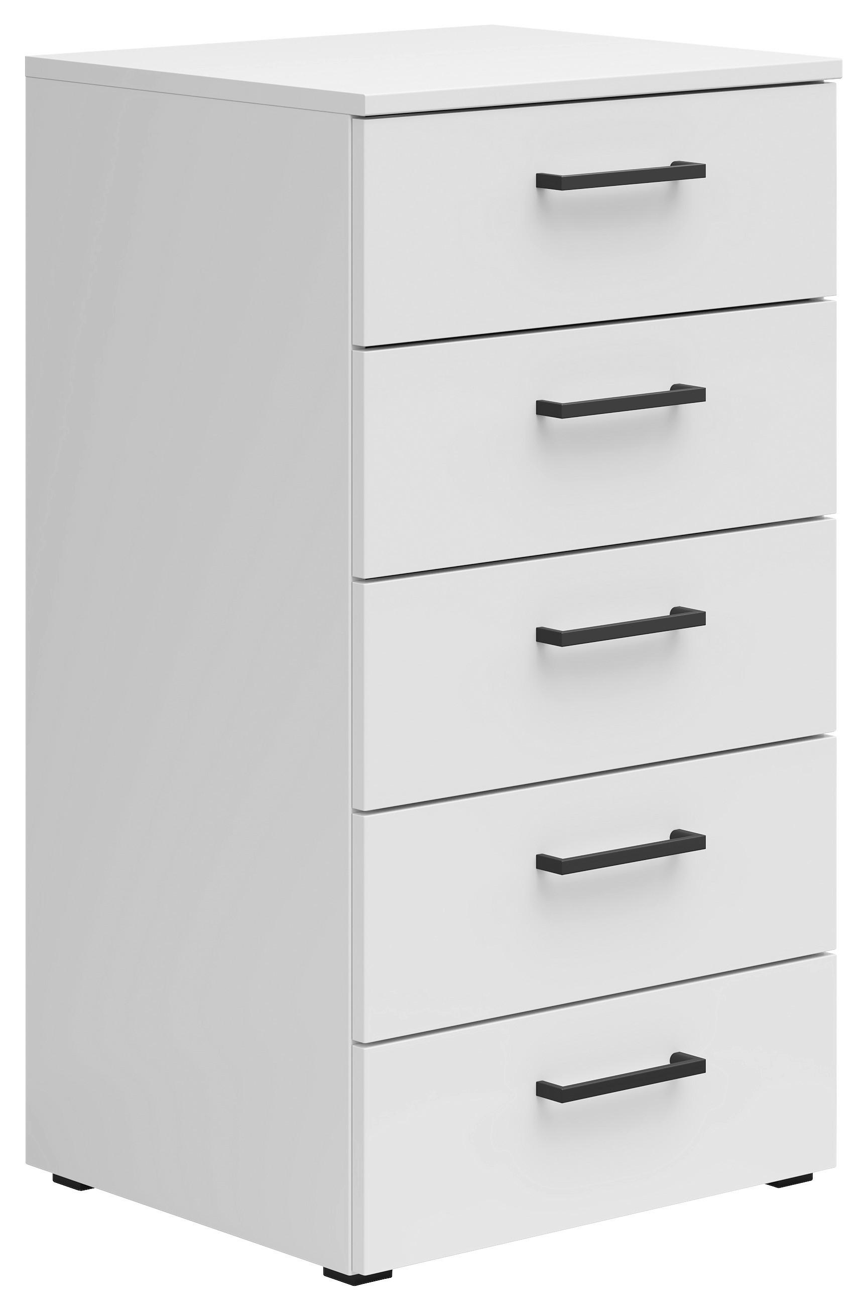 Komoda MULTISTAURAUM š: 45 cm - čierna/biela, Modern, kompozitné drevo/plast (45/83/40cm)