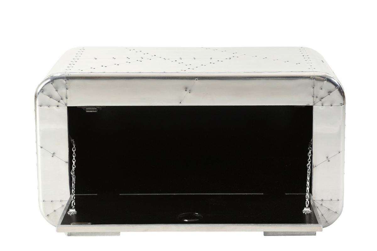 SCHUHSCHRANK Silberfarben B: 85cm - Silberfarben, Design, Holz/Holzwerkstoff (85/40/45cm) - MID.YOU