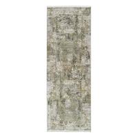 Teppich Läufer Grau/Grün Avignon 80x250 cm - Grau/Grün, Design, Textil (80/250cm) - Dieter Knoll