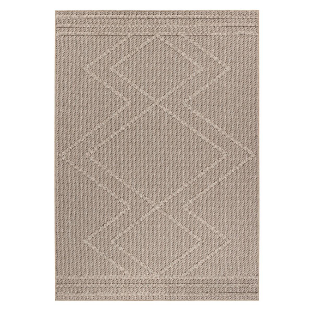 Outdoorteppich Patara - Beige, Design, Textil (80/150cm) - Novel