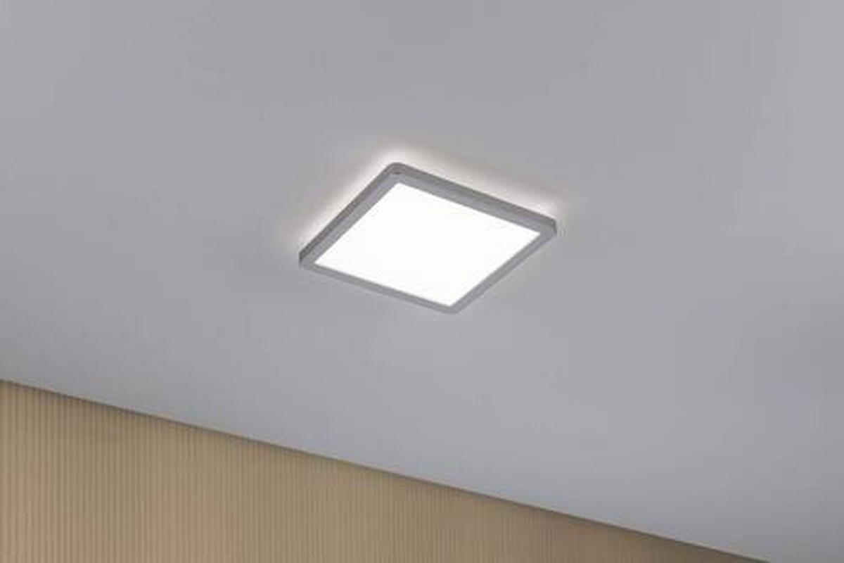 Led-paneel L: 19 Cm 71007 - Chromfarben, Basics, Kunststoff (19/19/2,8cm) - Paulmann