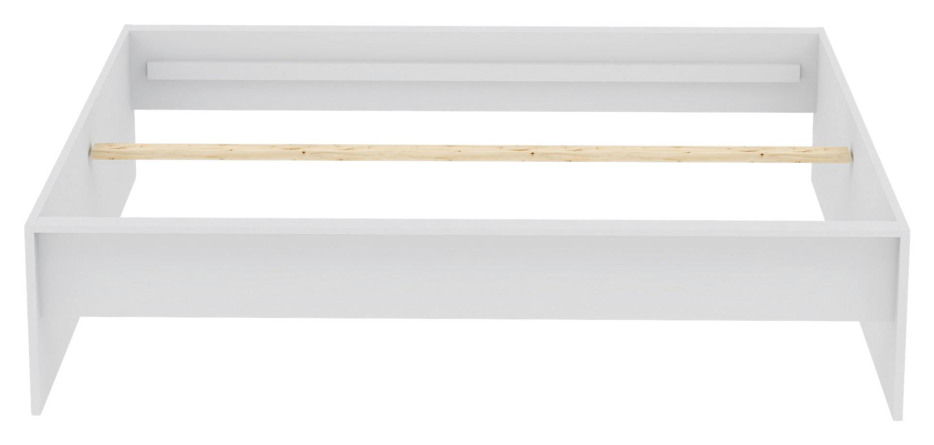 POSTEĽNÝ RÁM UNIT 180 - biela, Konventionell, kompozitné drevo (180/200cm) - Ondega