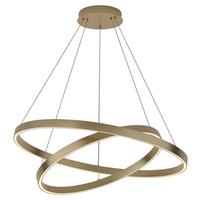 Pendelleuchte Rim - Messingfarben, Basics, Metall (80/100/80cm) - MAYTONI