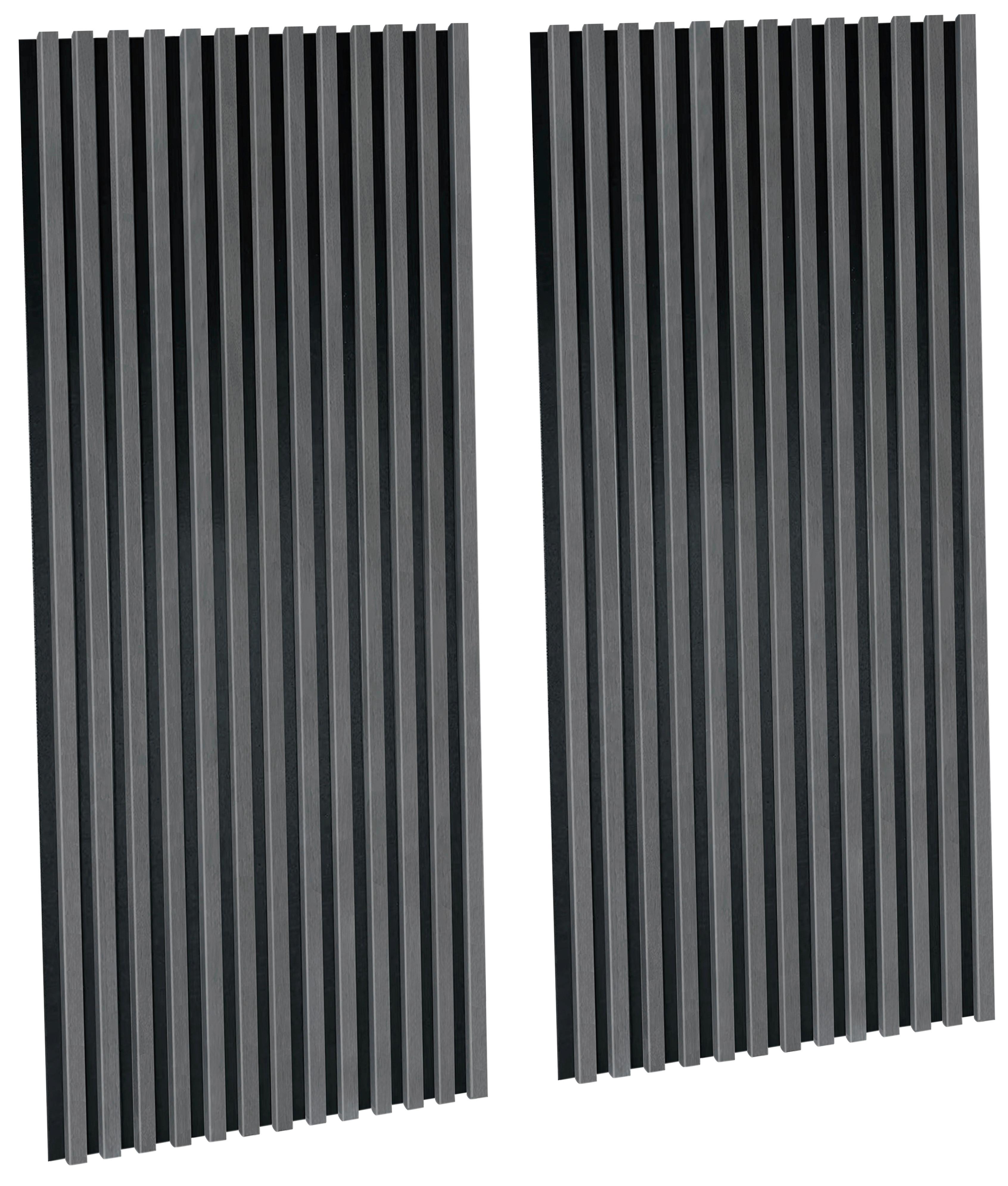 Akustikpaneel Josef - Eiche dunkel, MODERN, Holzwerkstoff/Kunststoff (60/120/2cm)