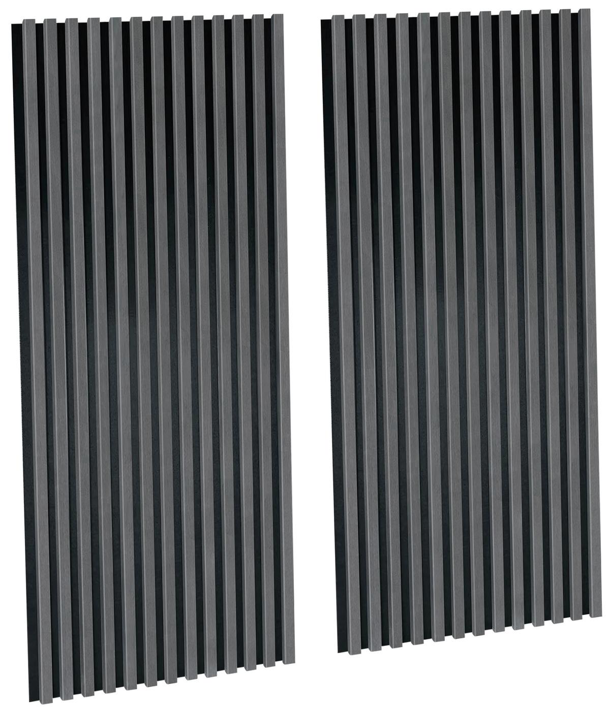 Akustikpaneel Josef - Eiche dunkel, MODERN, Holzwerkstoff/Kunststoff (60/120/2cm)