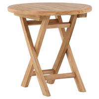 Gartenbeistelltisch Kenya - Teakfarben, KONVENTIONELL, Holz (50/50/50cm) - Gardenson