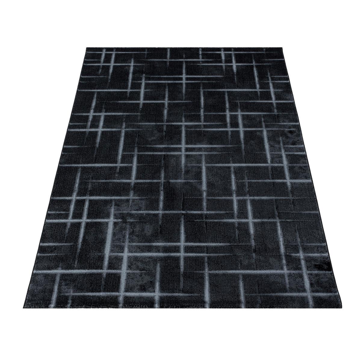 Webteppich Schwarz Naturfaser Costa 240x340 Cm - Schwarz, Design, Textil (240/340cm)