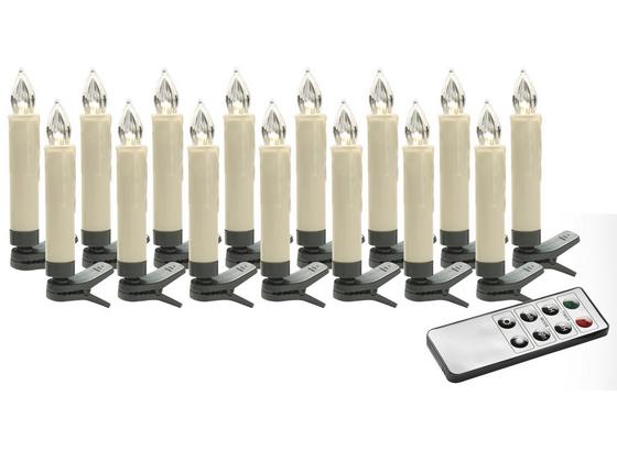 Vianočné Sviečky Led-set Christina - biela, umelá hmota (1,5/10cm) - Mömax modern living Vianočné Sviečky Led-set Christina - biela, umelá hmota (1,5/10cm) - Mömax modern living