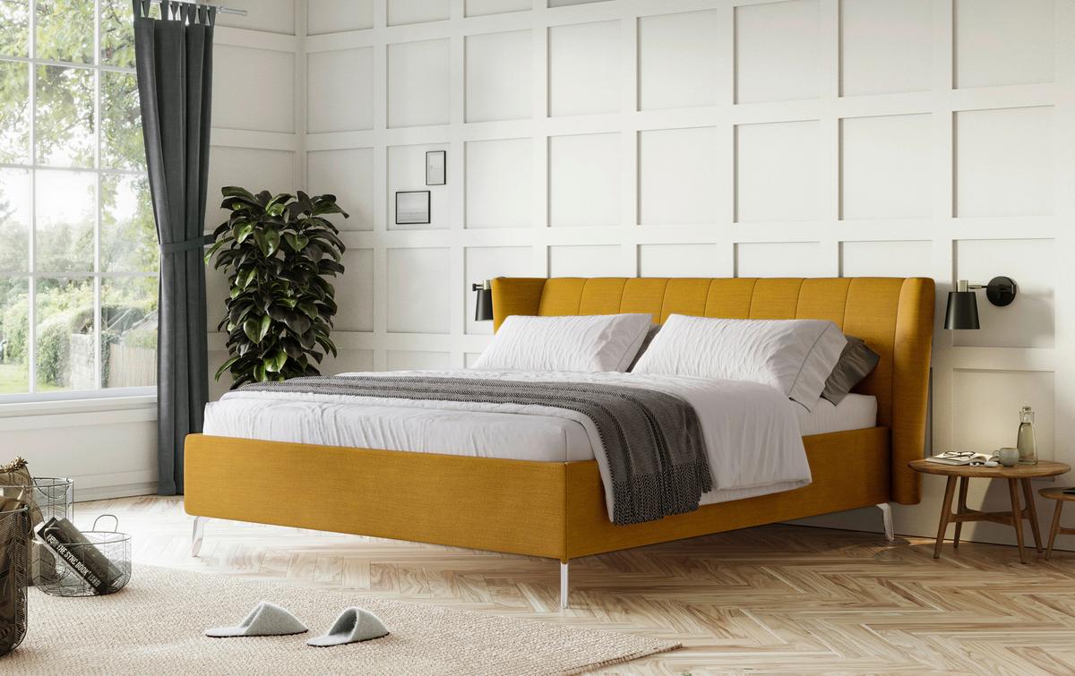 Kárpitozott Ágy Toscana Iii 180/200 Cm - Modern, textil/fém (180/200cm)