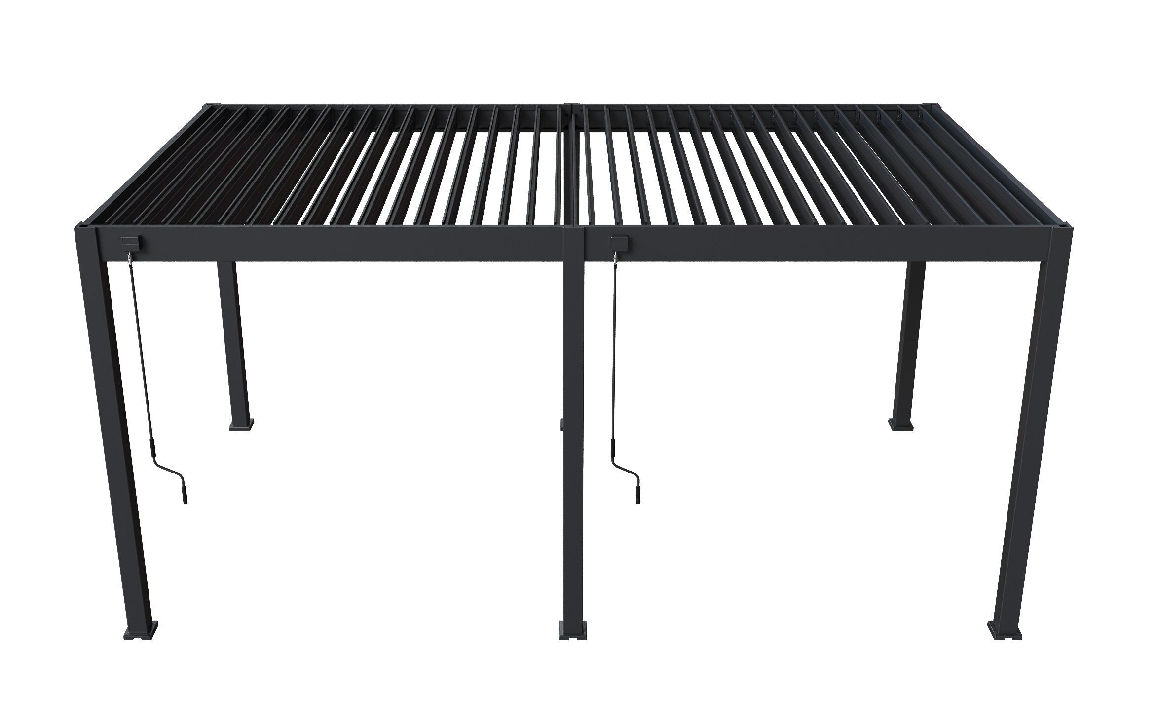 Pergola Classic 530x300 cm Anthrazit - Anthrazit, Basics, Metall (530/255/300cm) - WEIDE