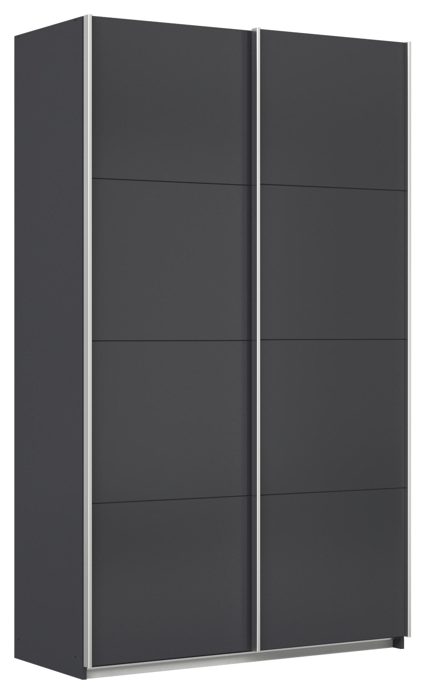 Schwebetürenschrank Feldkirch 136 Maxihöhe - Anthrazit, MODERN, Holzwerkstoff (136/229/62cm)
