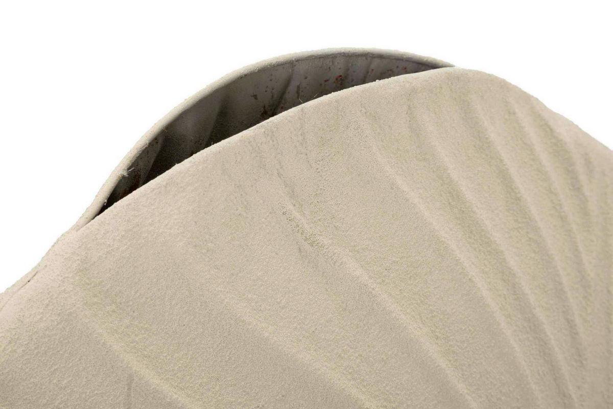 Vase Round Dune Creme B: 41,5 Cm - Creme, Basics, Metall (41,5/14/41,5cm)