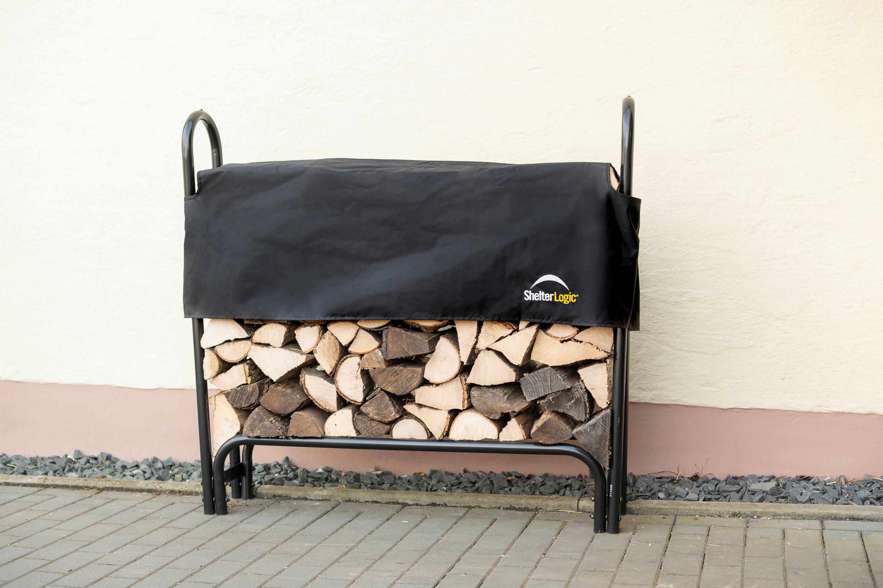 Kaminholzregal aus Stahl