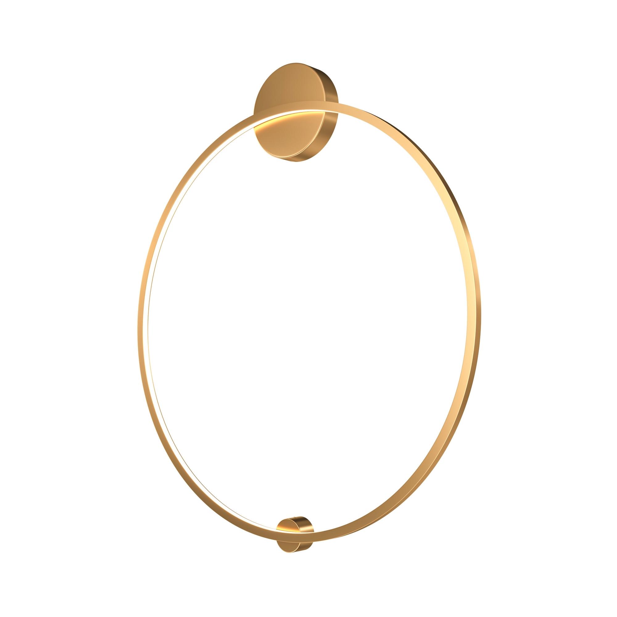 Wandleuchte Halo - Messingfarben, Trend, Metall (80/80/5cm) - MAYTONI