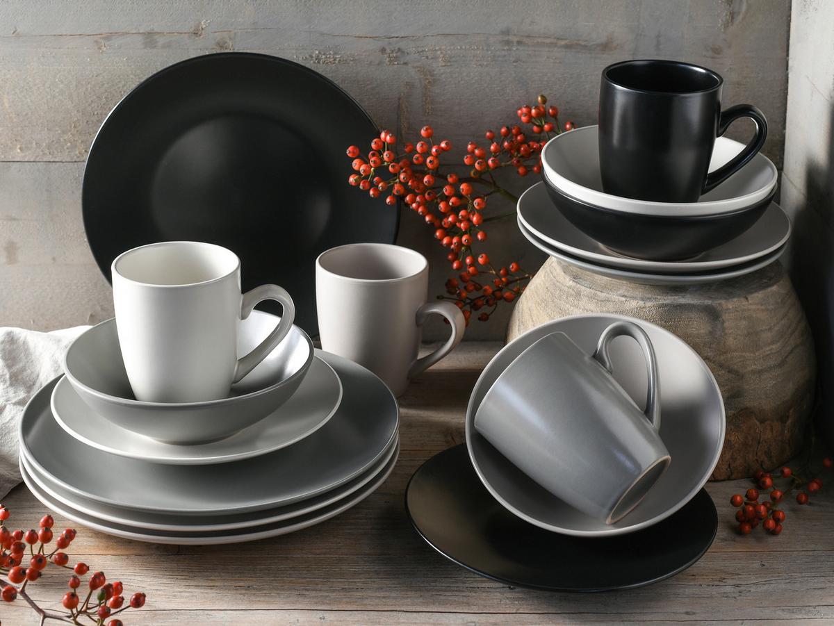 Kombiservice 25831 Manhattan - Taupe/Creme, Basics, Keramik - Creatable